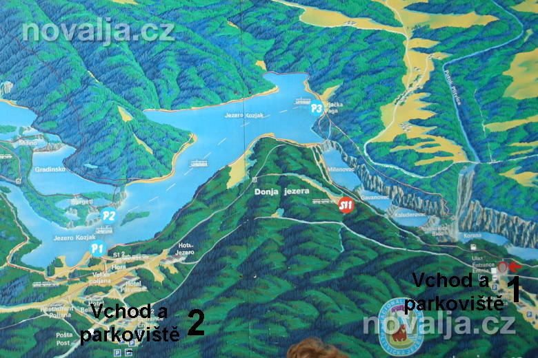 mapa plitvických jezer Plitvická jezera, Plitvice | NOVALJA mapa plitvických jezer