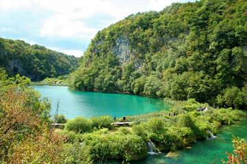 Chorvatsko, národní park Plitvice, jezera a vodopády