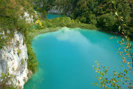 Chorvatsko, národní park Plitvice, jezera a vodopády