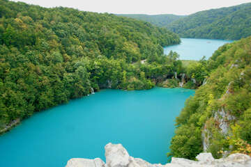 Chorvatsko, národní park Plitvice, jezera a vodopády