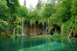 Chorvatsko, národní park Plitvice, jezera a vodopády