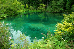 Chorvatsko, národní park Plitvice, jezera a vodopády