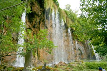 Chorvatsko, národní park Plitvice, jezera a vodopády