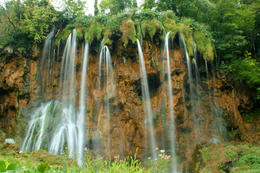 Chorvatsko, národní park Plitvice, jezera a vodopády