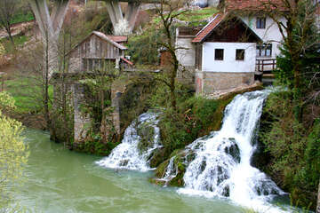 Chorvatsko, Slunj vodopády