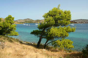 Přírodní park Telaščica, Dugi Otok, Chorvatsko